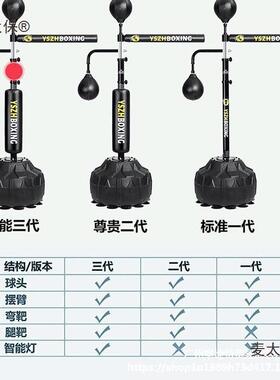 拳击反应靶旋转拳击训AUC练器材儿成人袋沙家散童打用躲闪立式麦