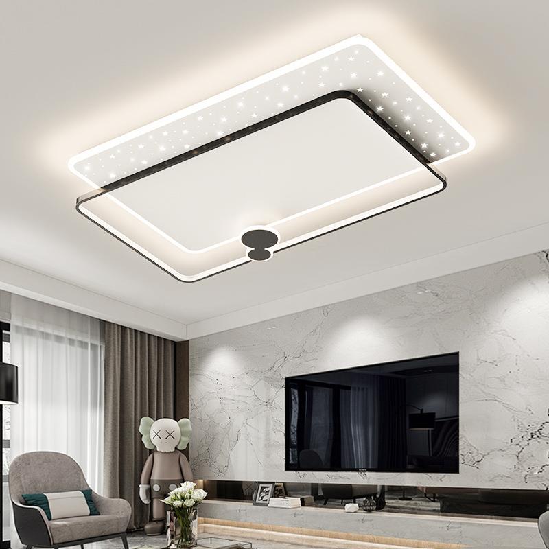 led吸顶灯饰2023新款客厅大灯主卧室吊灯具大全现代简约大气家用
