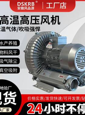 生物发酵用2RB530A01环形旋涡高压风机高压鼓风机旋涡风泵
