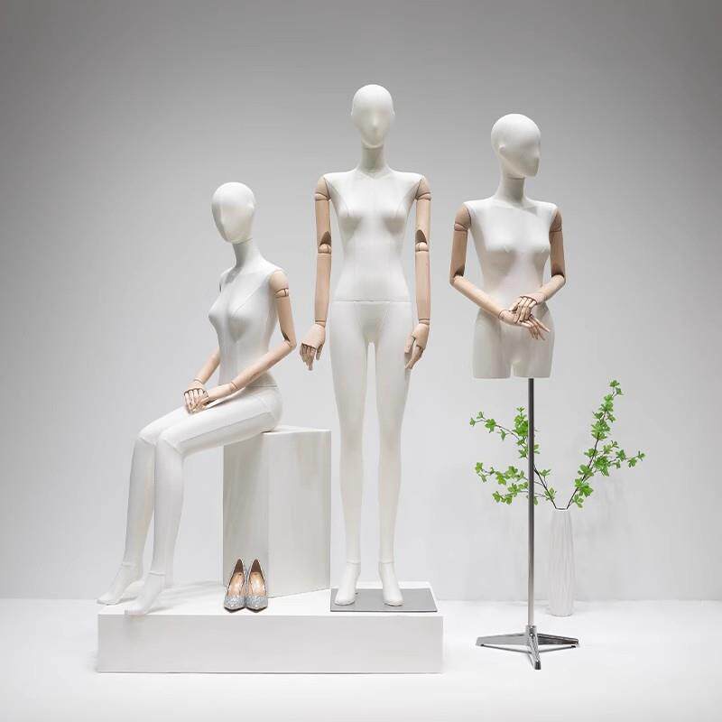服装店高档模特道具女全身假人模特架橱窗陈列展示人体人偶女模特