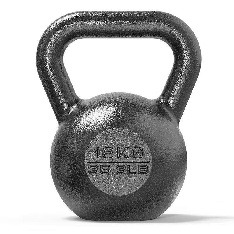 PROIRON纯铁壶铃男士健身家用力量训练深蹲提壶哑铃4-32KG套装