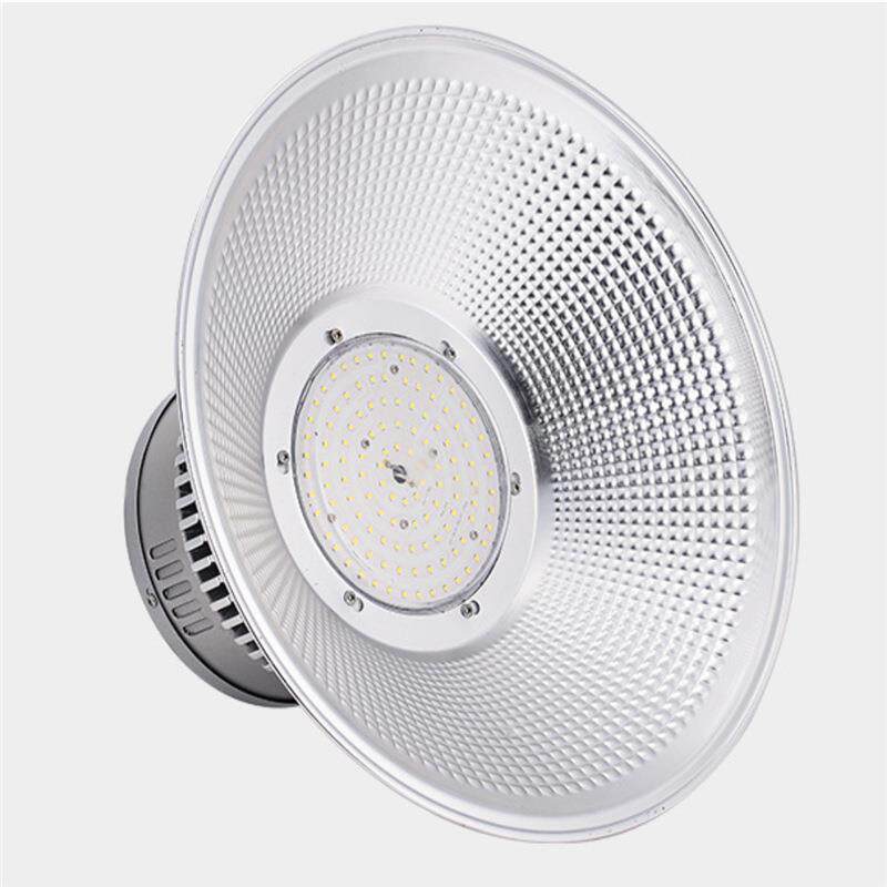 LED深照型宽边灯罩热管工矿灯150W天棚灯工厂车间生产照明