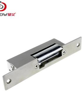 电子门禁锁,断电锁,通电锁NONC电锁口短面板牛角式阴极锁锌合金