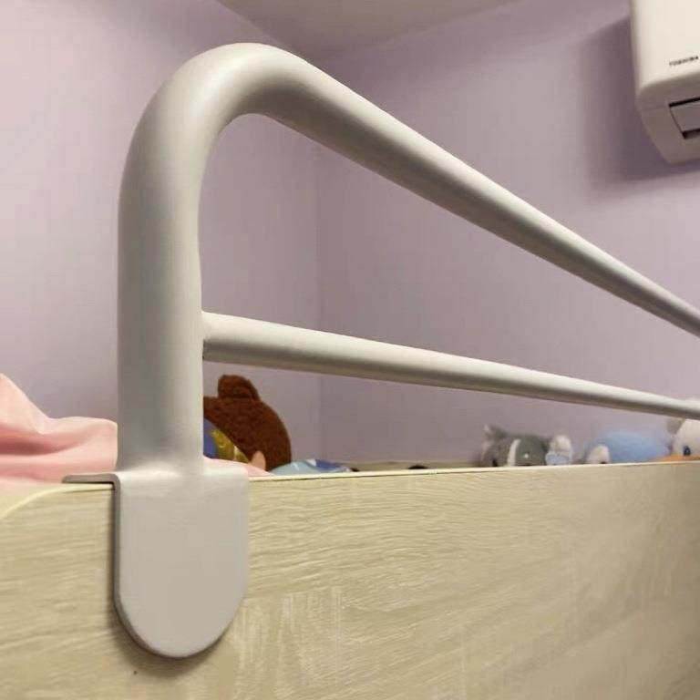 儿童床木梯扶手床护栏楼梯拉手白色拉手楼梯夹子扶手树屋护栏