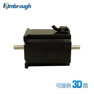 二相57双轴步进电机力矩1.3NM电流3A轴径8.0四线机身长56MM