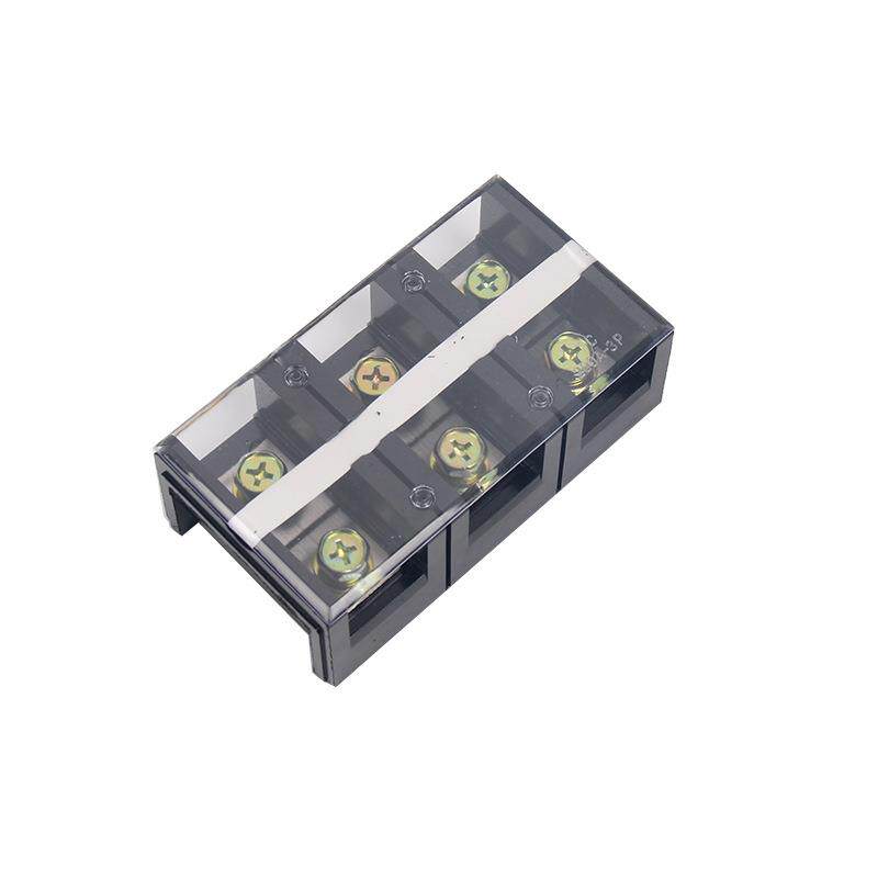 乐瑶电气TC接线端子TC6004胶木铜接线排固定式端子导轨端子