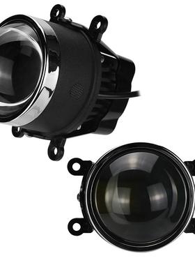 新款热卖J3三色雾灯透镜led透镜45W偏黄暖白光超亮远光近光雾灯