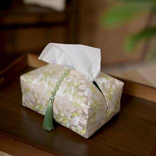织锦刺绣纸巾盒套新中式抽纸盒车载纸巾收纳盒
