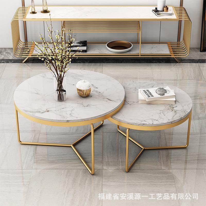 北欧大理石台面茶几简约现代客厅网红轻奢铁艺圆形茶桌子茶几,节庆用品/礼品,新娘配件,淘宝优惠券,粉丝福利购,淘宝优惠卷
