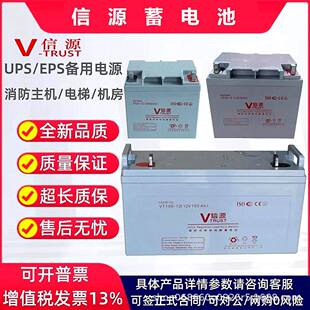 信源蓄电池VT12V10071724384065120AH机房直流屏电源专用