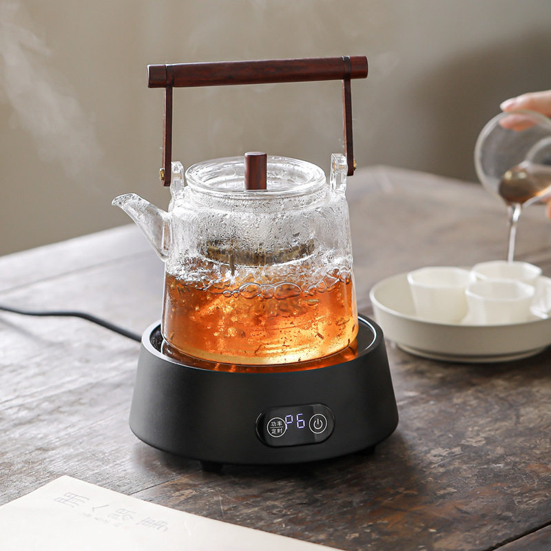 围炉煮茶一整套电陶炉茶炉家用玻璃单炉铁壶煮茶炉小型电磁炉烧茶
