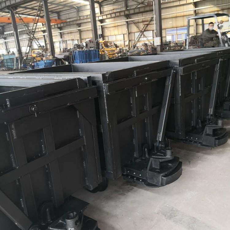 矿用侧卸式矿车矿井运输材料车多规格煤矿自卸式翻斗式矿车供应