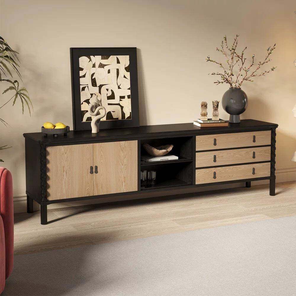 法式实木电视柜复古餐边柜储物柜卧室收纳柜客厅玄关茶几电视柜,收纳整理,烫衣板及配件,淘宝优惠券,粉丝福利购,淘宝优惠卷