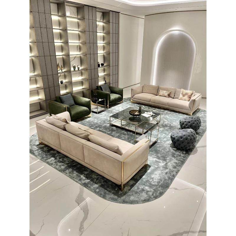 意大利轻奢磨砂真皮沙发高端高定别墅大户型客厅微笑沙发组合家具,收纳整理,烫衣板及配件,淘宝优惠券,粉丝福利购,淘宝优惠卷