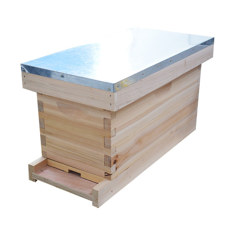 朗式松木蜂箱蜂蜜育王箱意蜂中蜂蜂箱蜜蜂养殖蜂具跨境出口