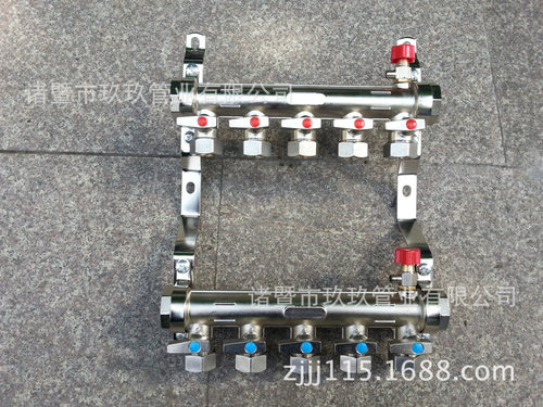 新款1寸一体式小体电镀连体分水器 铁球 厂家供应 保质保量