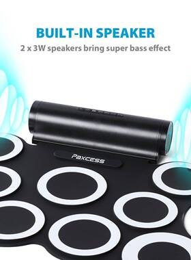 诺艾手卷电子鼓架子鼓便携式初学者入门成人儿童演出打击爵士电鼓