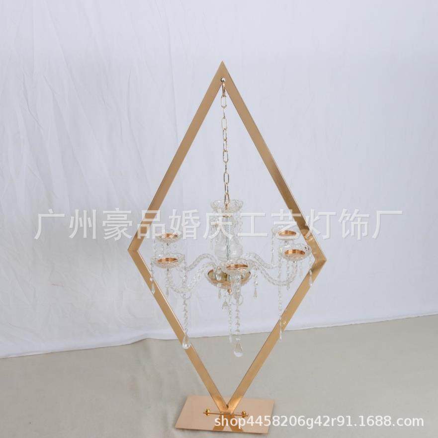 新款婚庆道具金属菱形架挂水晶吊饰烛台婚礼主桌台布置橱窗道,机械设备,其他机械设备,淘宝优惠券,粉丝福利购,淘宝优惠卷