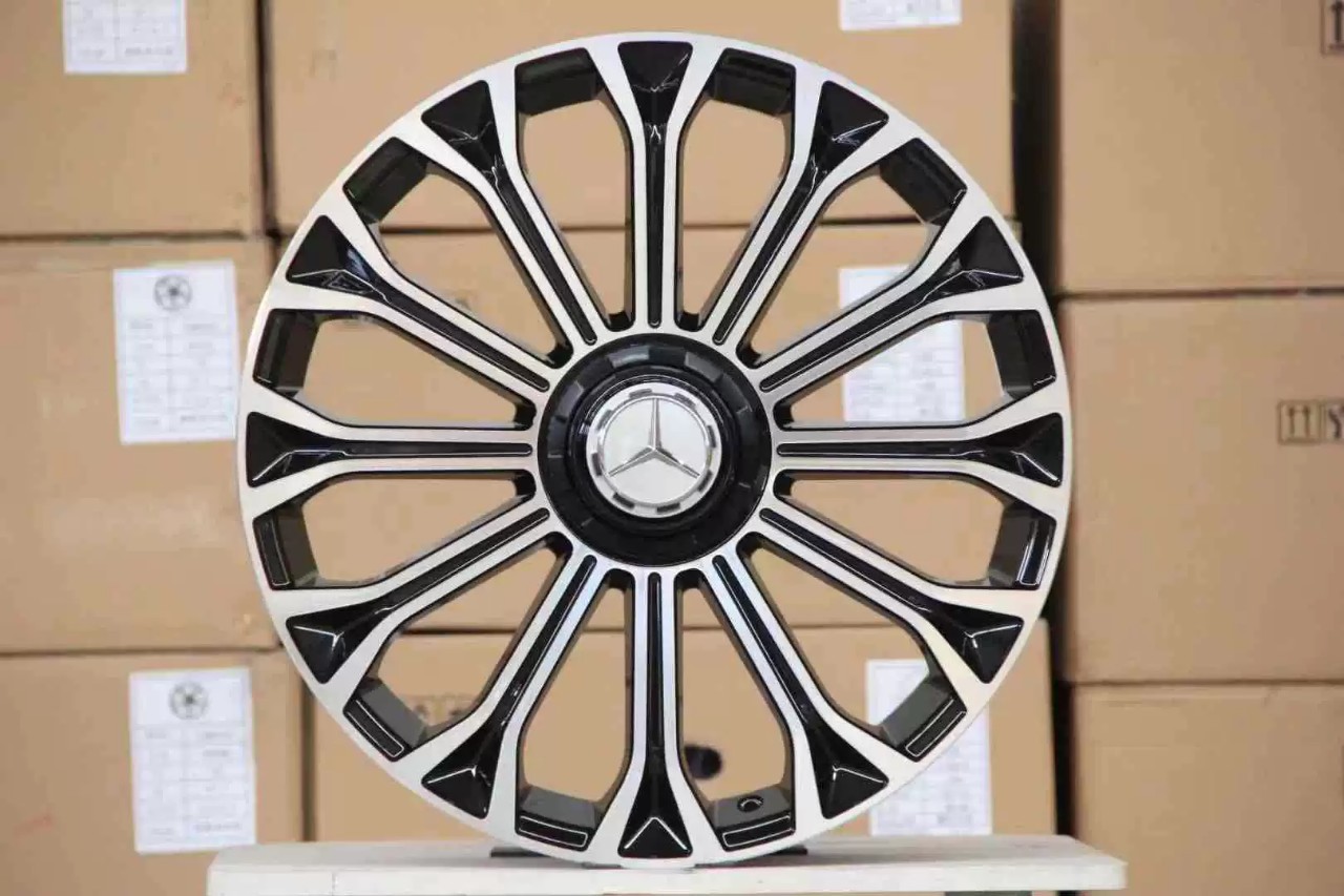 适用奔驰amg轮毂18 19寸e300 c200 S450 glc63迈巴赫大饼改装锻造