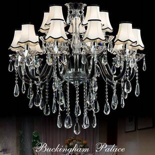 豪华水晶客厅灯别墅欧式水晶吊灯奢华卧室吸顶水晶灯餐厅灯走