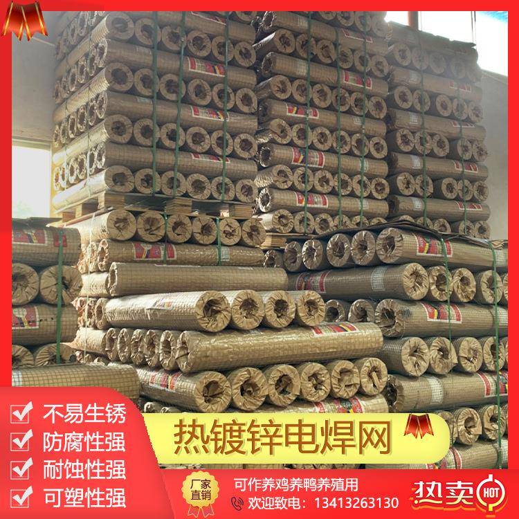 现货热钢丝镀锌电焊网建筑外墙保温防锈防护栏焊接铁丝网片