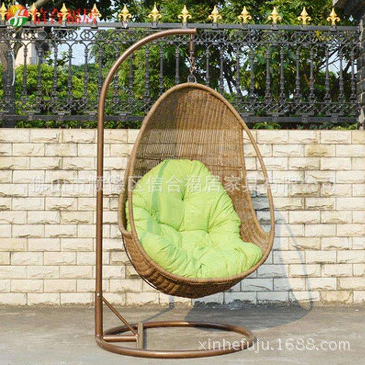 鸟巢休闲吊篮摇椅 厂家出售户外休闲舒适秋千编藤吊篮摇椅