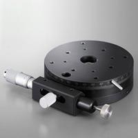 手动R轴RS-127/R147-2/RS-327/RS-627/RS-927蜗轮齿轮薄旋转滑台