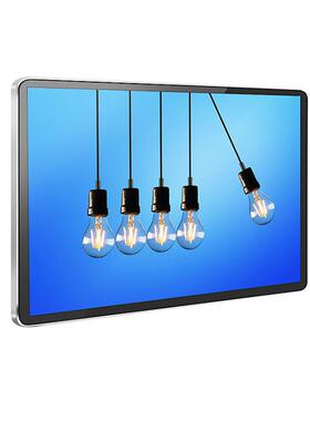 亿聚_单机版壁挂广告机43寸YJ-430BG-DJ高清LED商用壁挂广告机