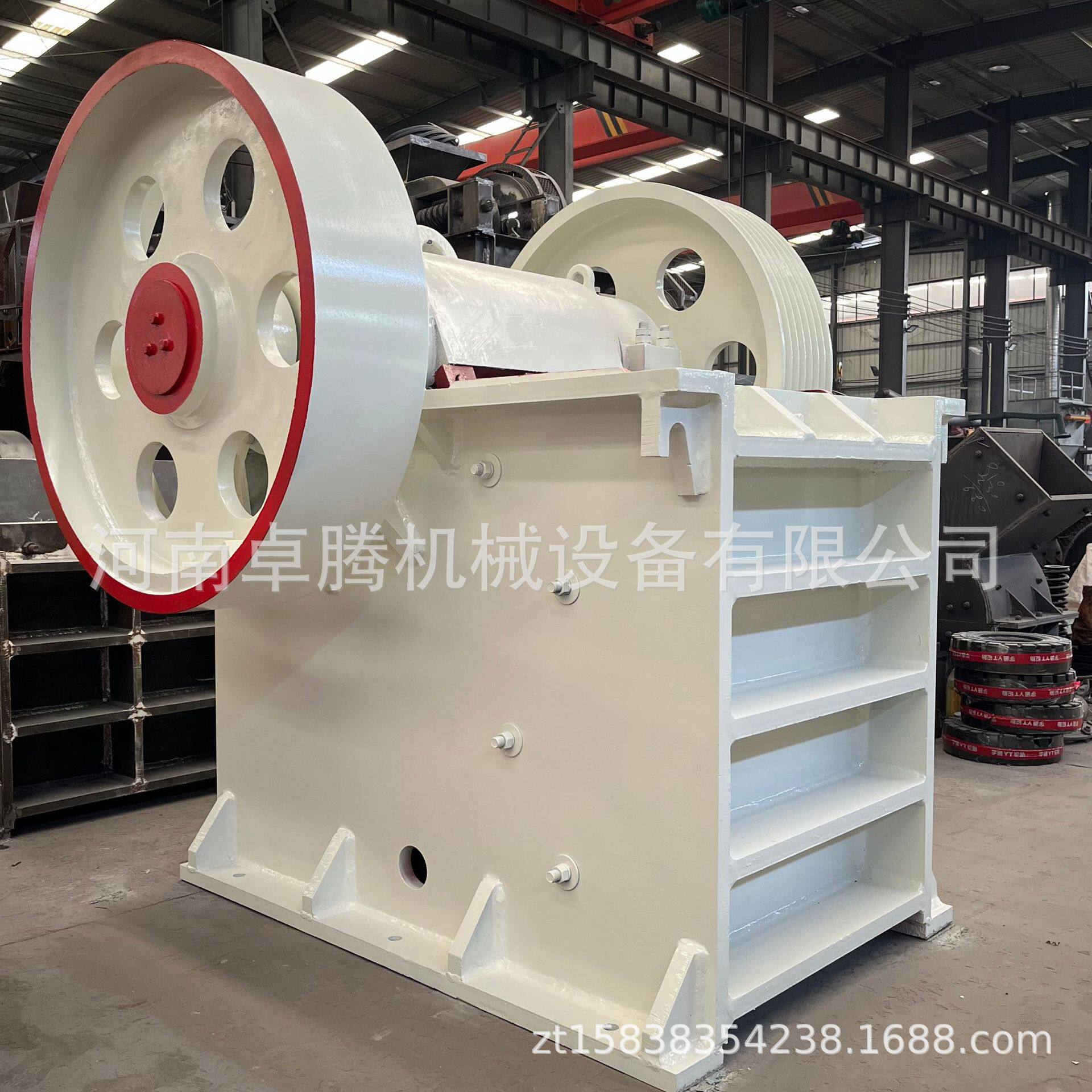 大型PE-500*750矿山青石花岗岩颚式破碎机大进料建筑垃圾破碎设备