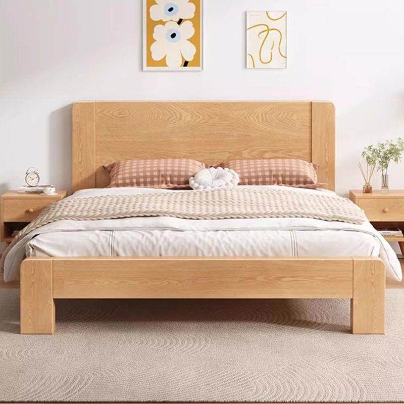 床实木床双人1.8x2米主卧大床家用1.5米小户型出租房1.2m单人床架