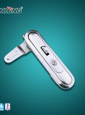 SK1-082电控柜锁黑色机箱机柜锁服务器网络机柜连杆锁工业级