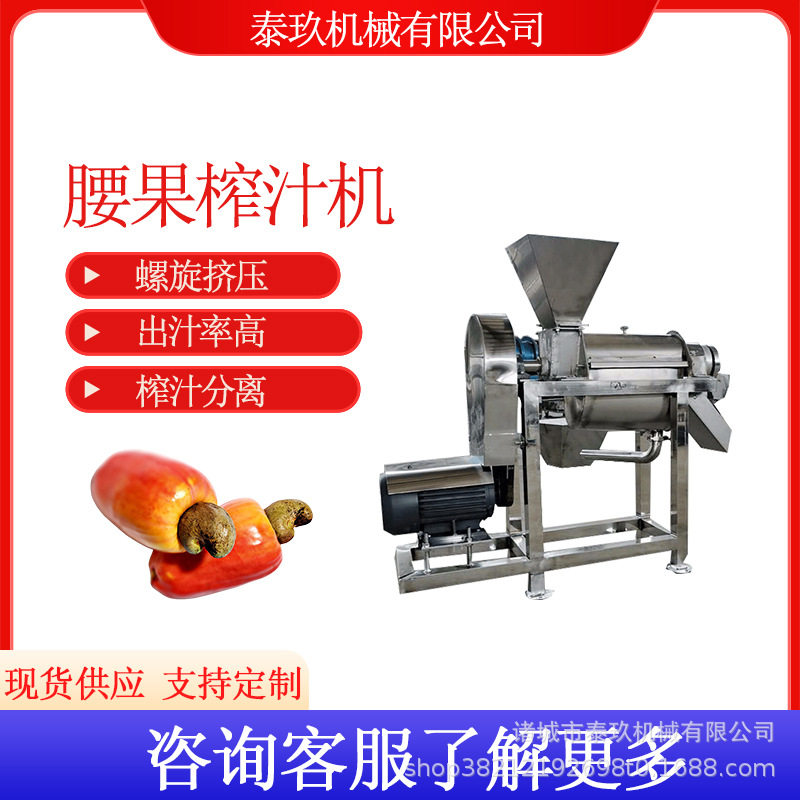 腰果榨汁机黑莓去核打浆机砂糖桔渣浆分离机广西滇橄榄去核机