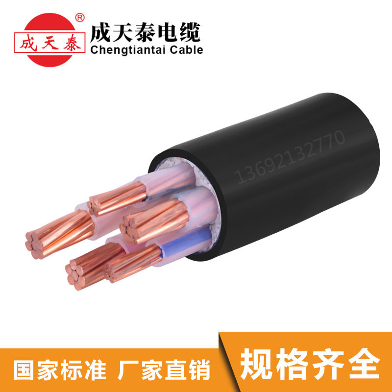 厂家直销国标成天泰电缆YJV3X35+2X16mm2