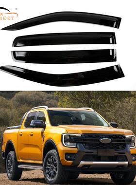 适用福特RangerT6/7/9巡逻者游侠车窗遮挡雨板雨眉皮卡汽车晴雨挡