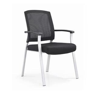 办公会议椅子时尚休闲透气网布简约职员椅电脑椅固定脚舒适椅子