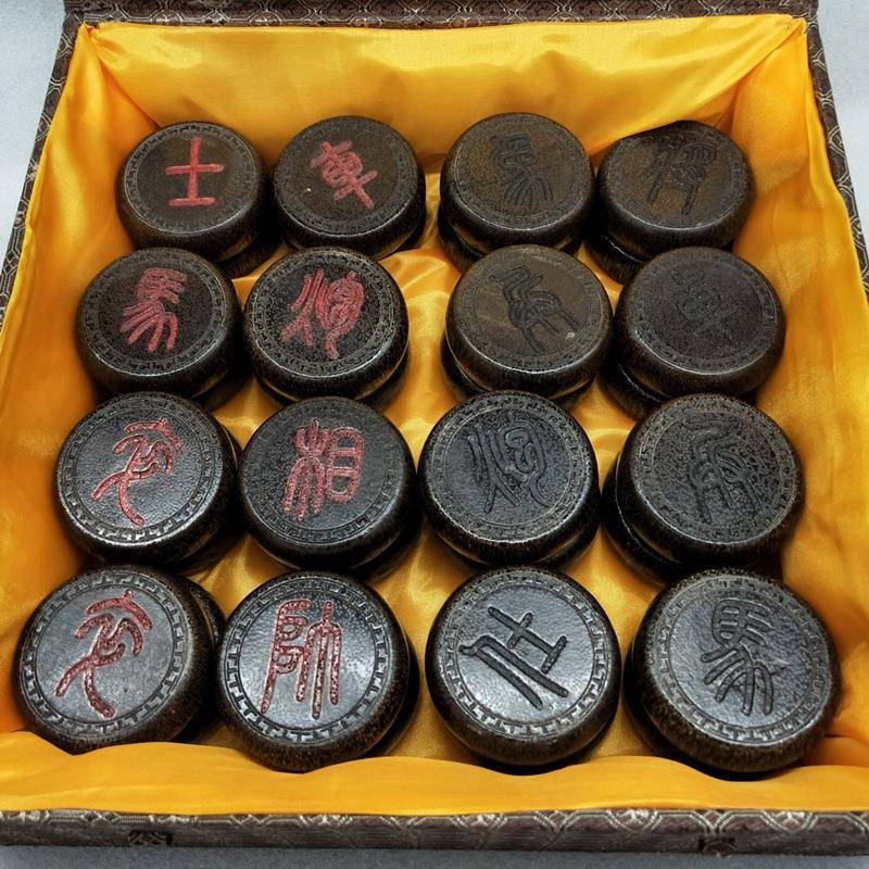 仿牛角回流古玩古董收藏品做旧包浆、象棋围棋儿童老年人玩具