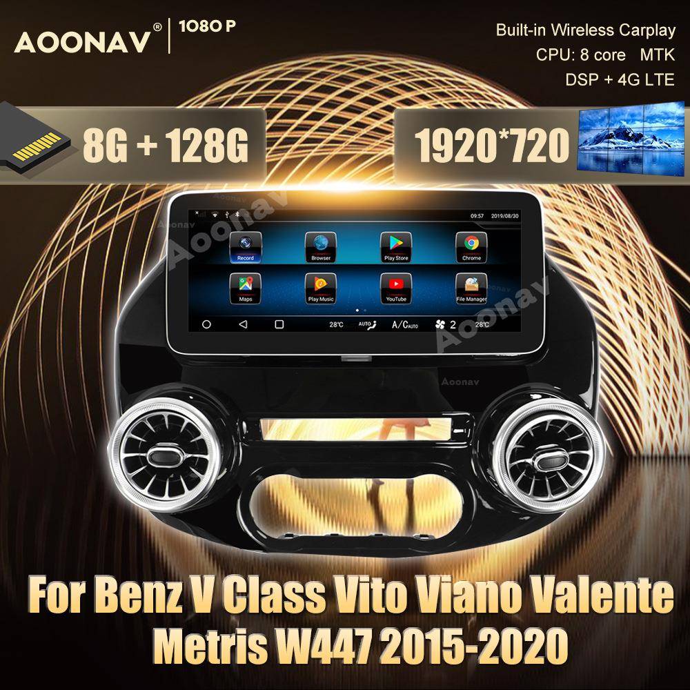 适用于梅赛德斯奔驰V级VitoW4472015-2020立体声音响主机