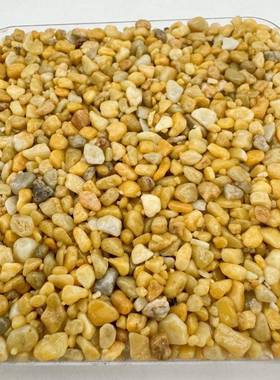 现货绿色水洗石透水地坪胶粘石子磨圆鹅卵石五彩洗米石