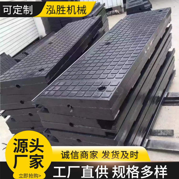 泓胜厂家现货铁路轨道嵌板道末橡胶嵌条钢轨轮缘槽塞条填充块