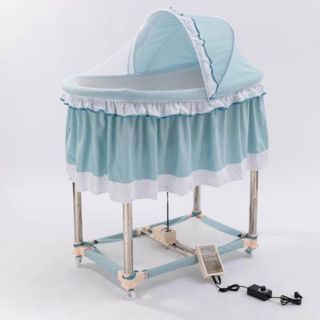 新寄托上下摇电动婴儿摇篮床多功能自动摇摇床宝宝床带蚊帐滚轮,农用物资,其他肥料,淘宝优惠券,粉丝福利购,淘宝优惠卷