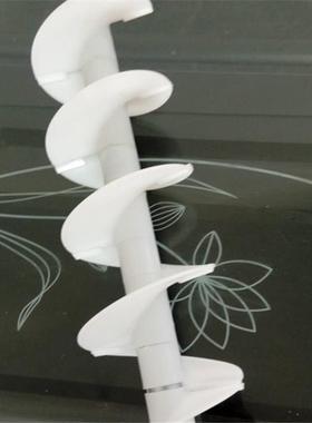 尼龙螺A旋旋螺旋TTJ搅杆拌塑料螺PPP螺旋叶片