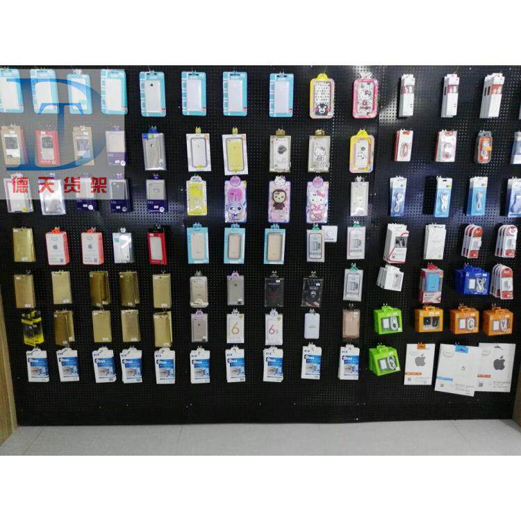 白色铁皮洞洞板饰SJU品展示架货孔钢板店面黑装洞修架洞板超市架