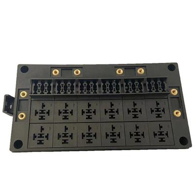 功器路能18保险丝继电器盒座多路改多QAN装组合新能源保险盒电盒