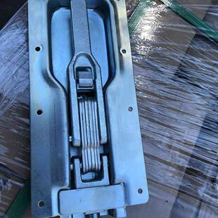 集装箱冷藏车应急65000车件厢锁盒锁嵌入式盒锁卡配车车挂锁货车