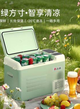 车载V冰箱车家两用压缩939冷机制冷冻2V214220v汽车货车冰柜双温