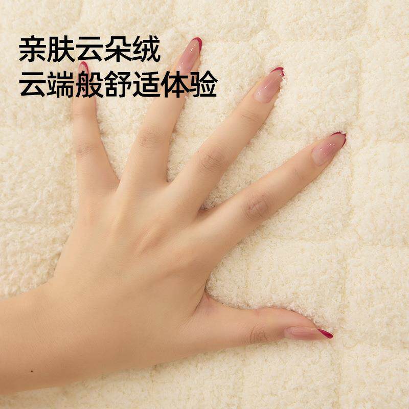 LILIHO朵ME丽小红帽云朵绒床云绒加厚床季头罩冬卧室床头保暖通用