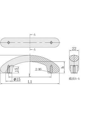 A-1手083S自动化设备花把手抛光精铸高铁柜门锈钢拉弧形镜YVW样不