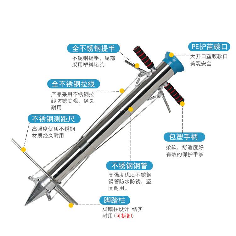 栽苗器216不锈植器点播机秒菜器种苗机移栽蔬种植机播种机种移植