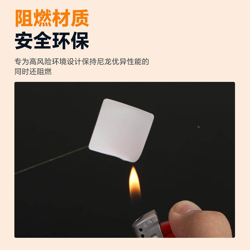 厂家直尼龙布线束销线缆标签防水缘线不干绝胶标RMW签多规格束定