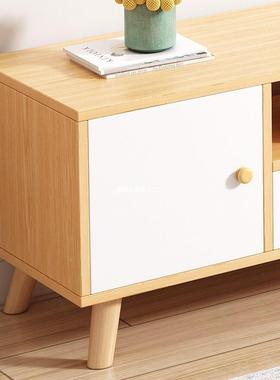 北欧风电柜现茶54641几代柜ins组视合简约家用客厅户型小实木柜子